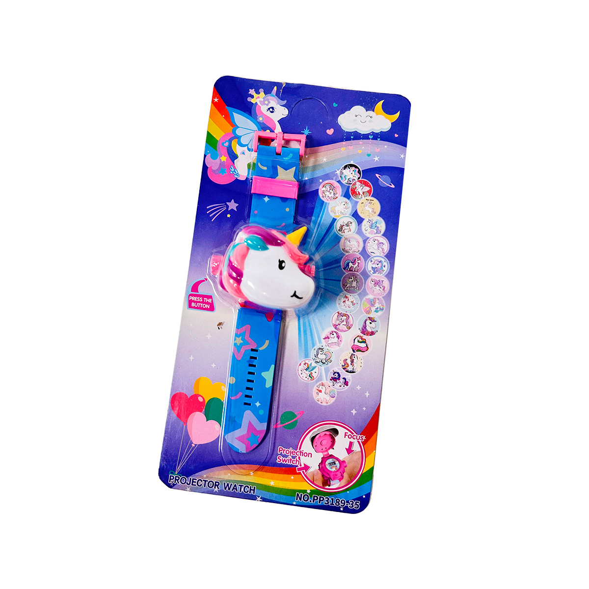 Juliana I Love Unicorns Reloj Proyector