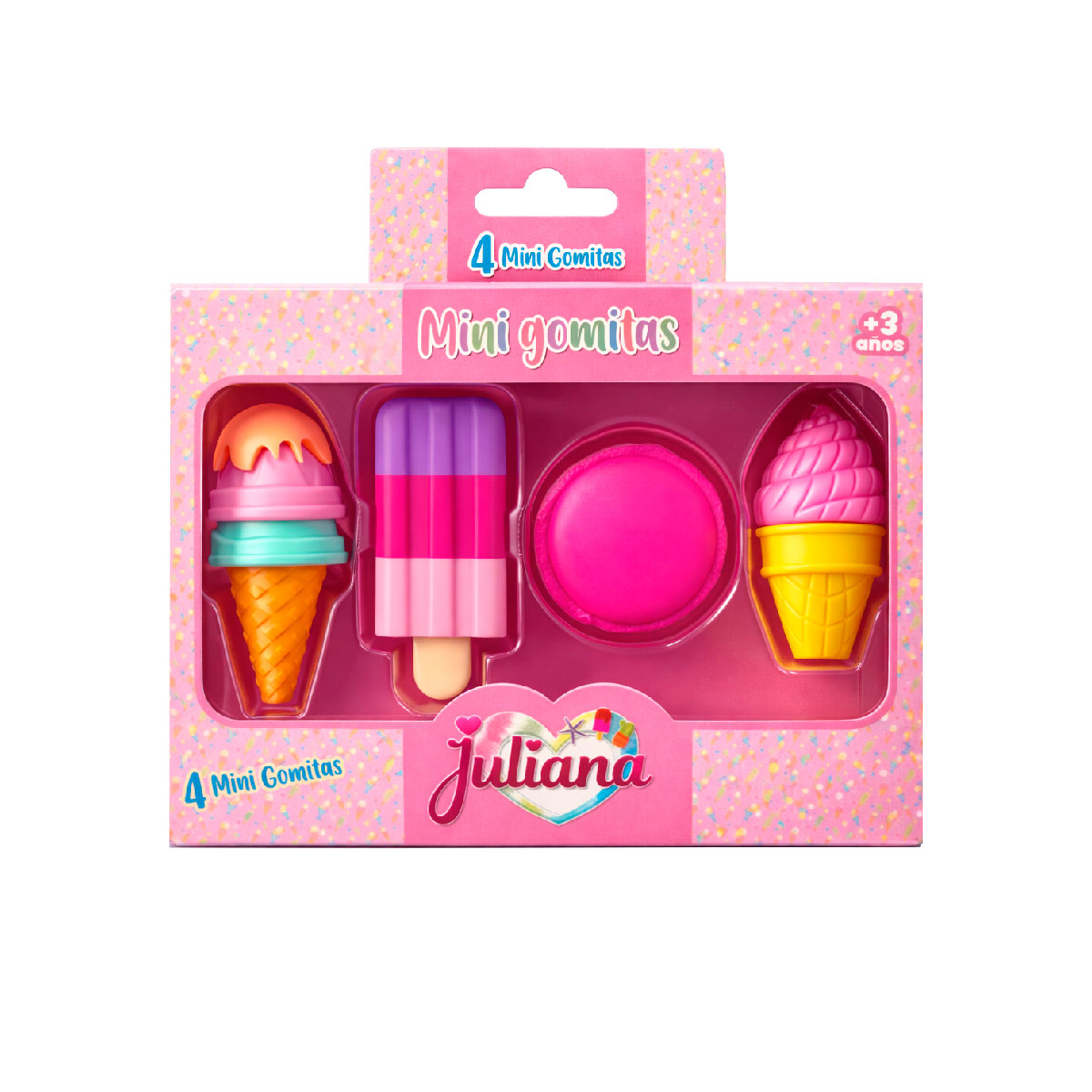 Mini Gomitas 3D Dulces x4