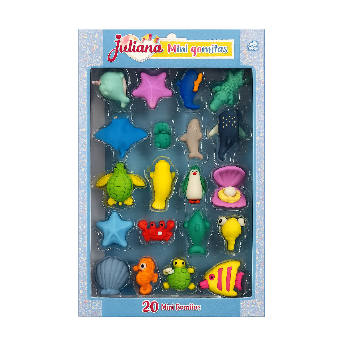 Mini Gomitas 3D Animales Marinos x20