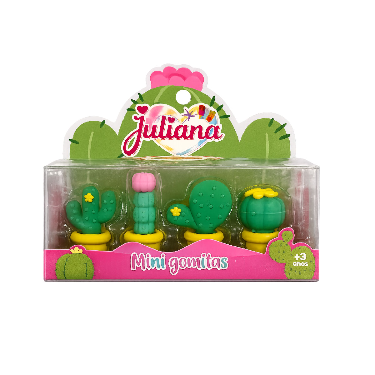 Mini Gomitas 3D Cactus x4