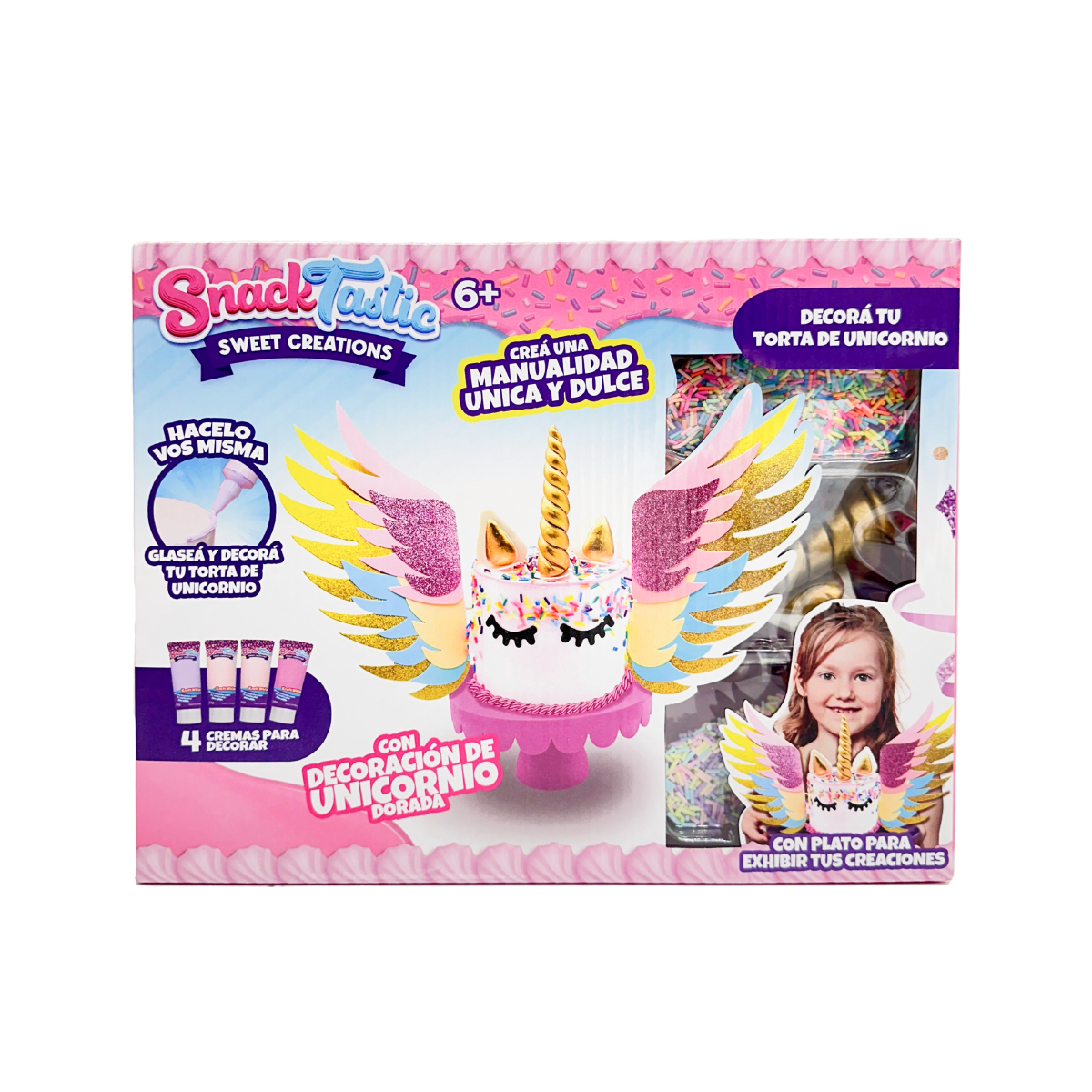 Snack Tastic Decorá tu Torta de Unicornio