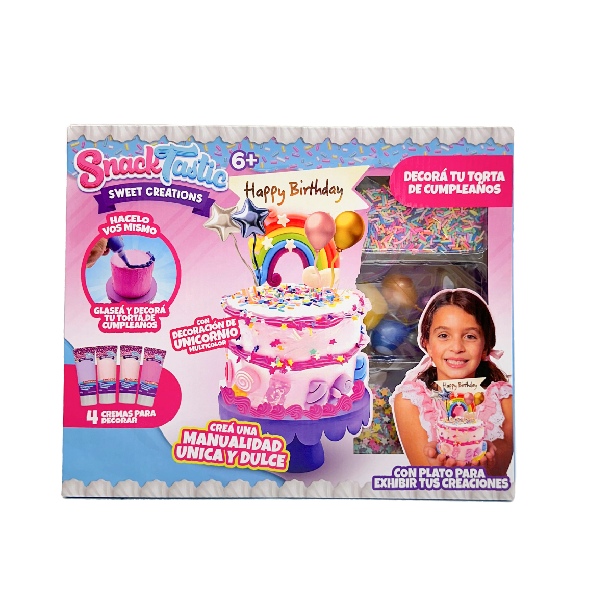 Snack Tastic Decorá tu Torta de Cumpleaños