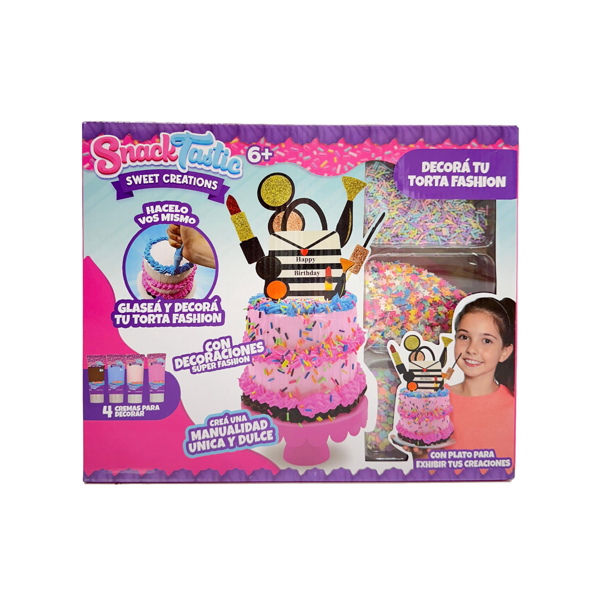 Snack Tastic Decorá tu Torta Fashion