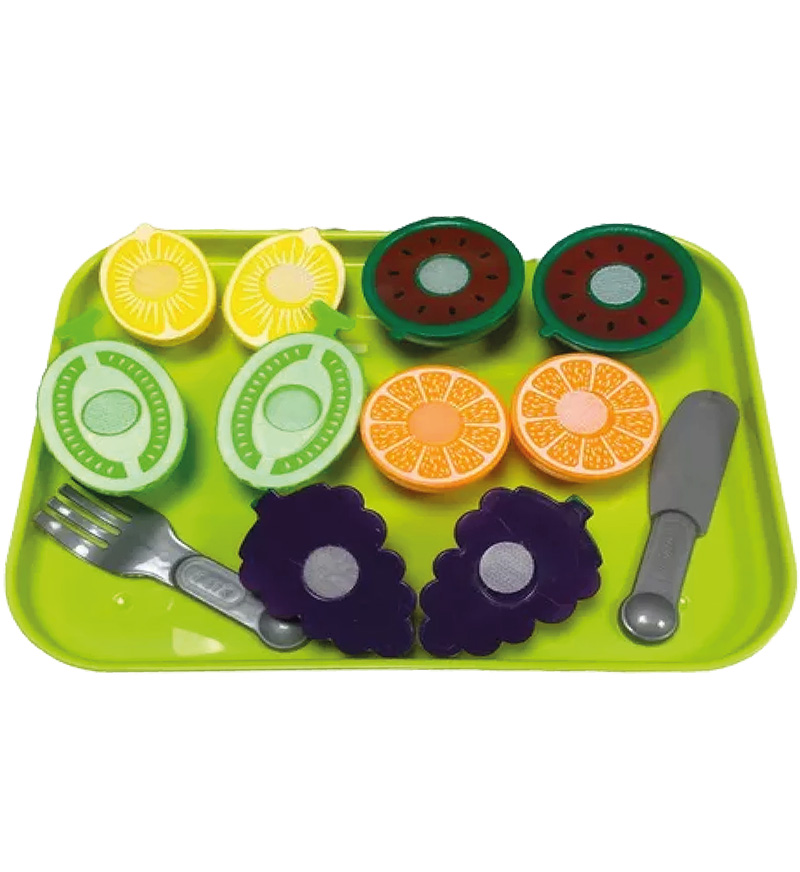 JULIANA SET DE FRUTAS Y VERDURAS C/BANDEJA