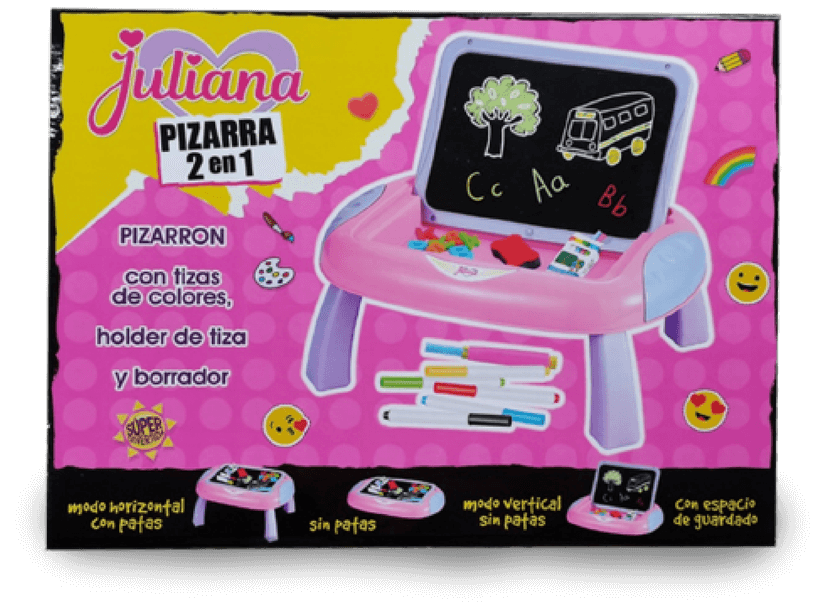 JULIANA PIZARRA MÁGICA 2 EN 1