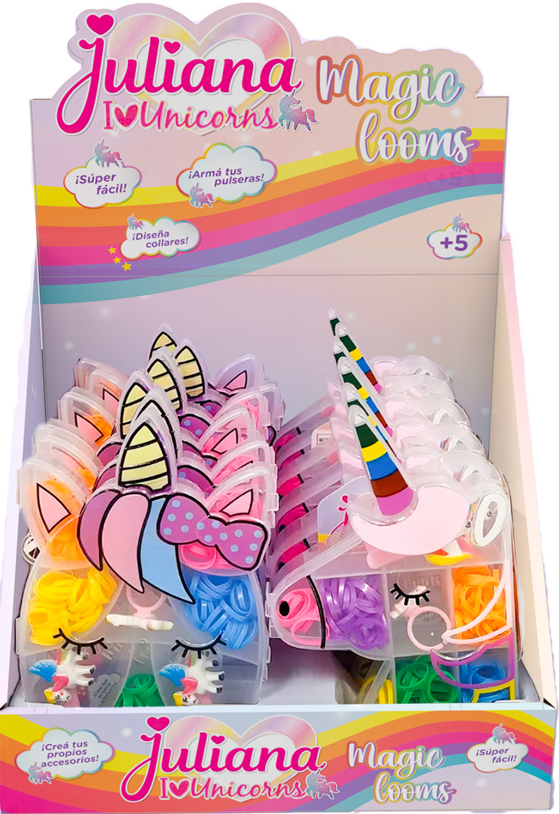 JULIANA I LOVE UNICORNS MAGIC LOOMS