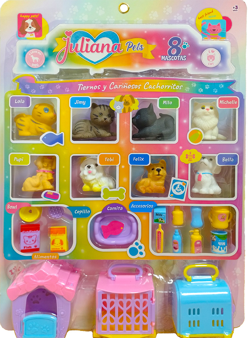 JULIANA PETS 8 MASCOTAS