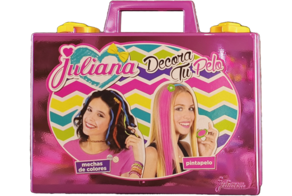 Valija Juliana Decora Tu Pelo Pink - Edición Limitada