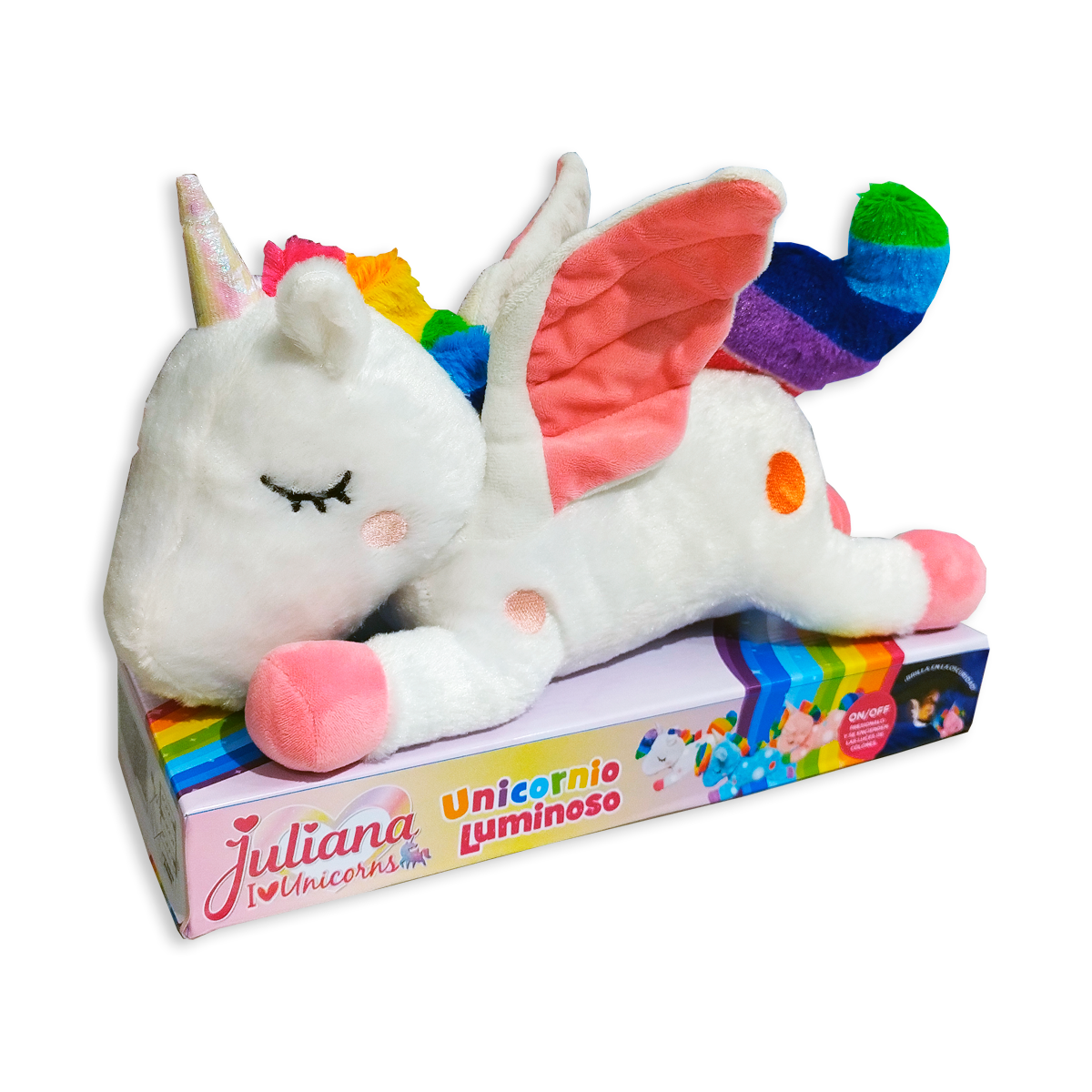 Juliana Unicornio Luminoso Blanco